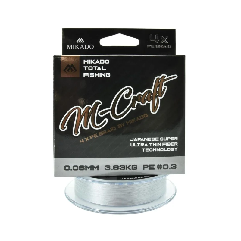 Plecionka spinningowa Mikado M-Craft Braid 0.06mm 150m szara Do wyczerpania zapasów
