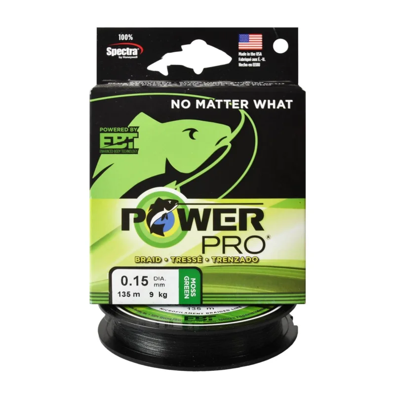 Tylko do końca tygodnia Plecionka uniwersalna Power Pro Moss Green 0,15mm 135m