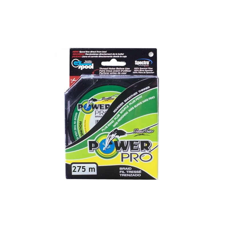 Plecionka uniwersalna Power Pro Moss Green 0,15mm 275m Oferta czasowa