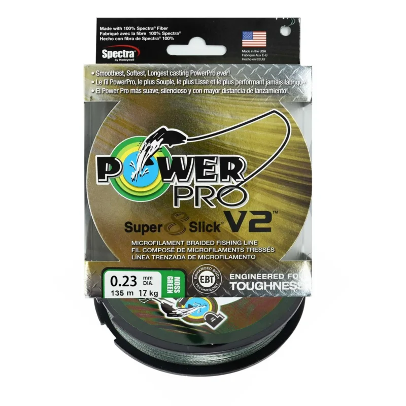 Ostatnia szansa Plecionka spinningowa Power Pro S8S V2 Moss Green 0,23mm 135m
