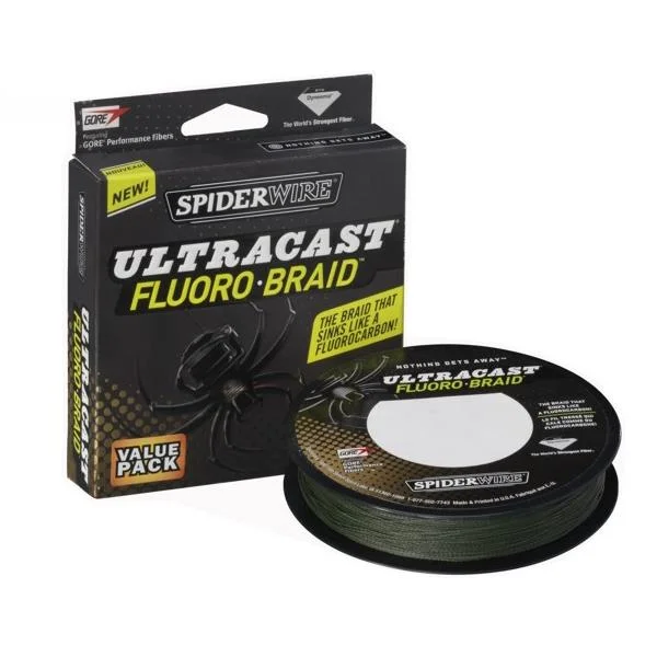 Plecionka spinningowa Spider Ultracast Fluorocarbon Green 0.33mm 110m Dodaj do koszyka