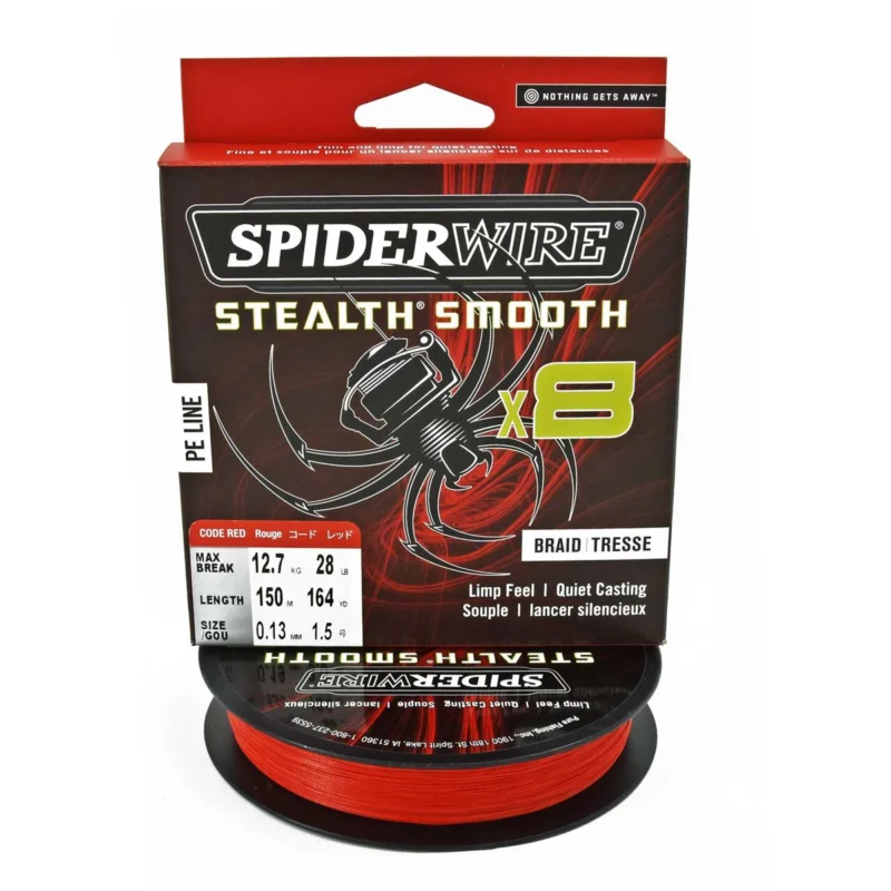 Plecionka spinningowa Spiderwire Steal Smooth 8 Red 0.13mm 150m Zamów dziś