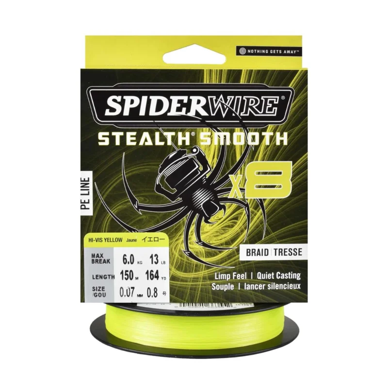 Wybór klientów Plecionka spinningowa Spiderwire Steal Smooth 8 Yellow 0.07mm 150m
