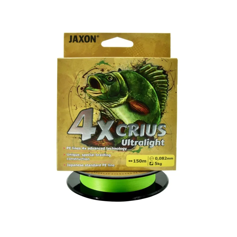 Plecionka spinningowa Jaxon Crius 4X Ultralight Flash 0.082mm 150m Najlepsza cena