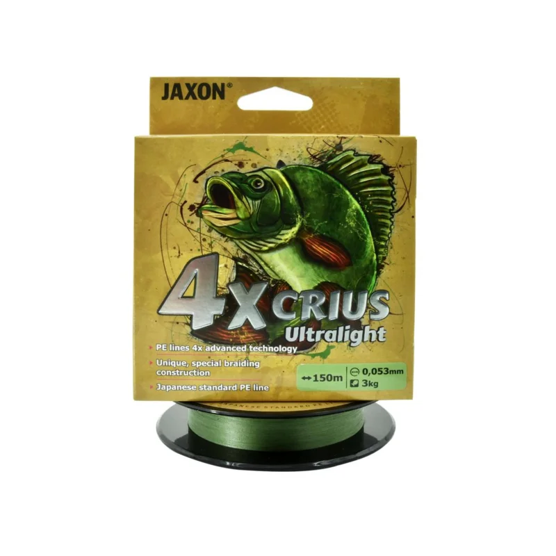 Plecionka spinningowa Jaxon Crius 4X Army Green 0.053mm 150m Hit sprzedaży