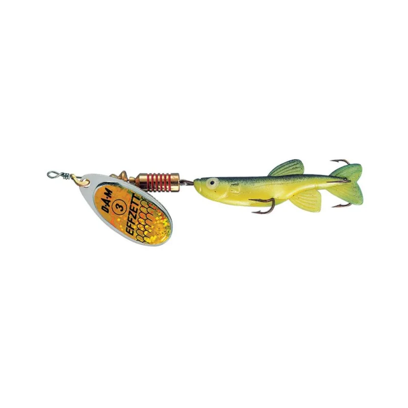 Błystka obrotowa Minnow Effzett yellow/black 13g Hit cenowy