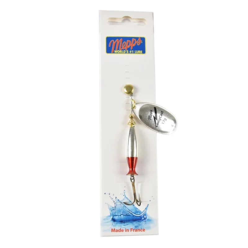 Błystka obrotowa Mepps Aglia Long Cast srebrna 4 17,0g Premium