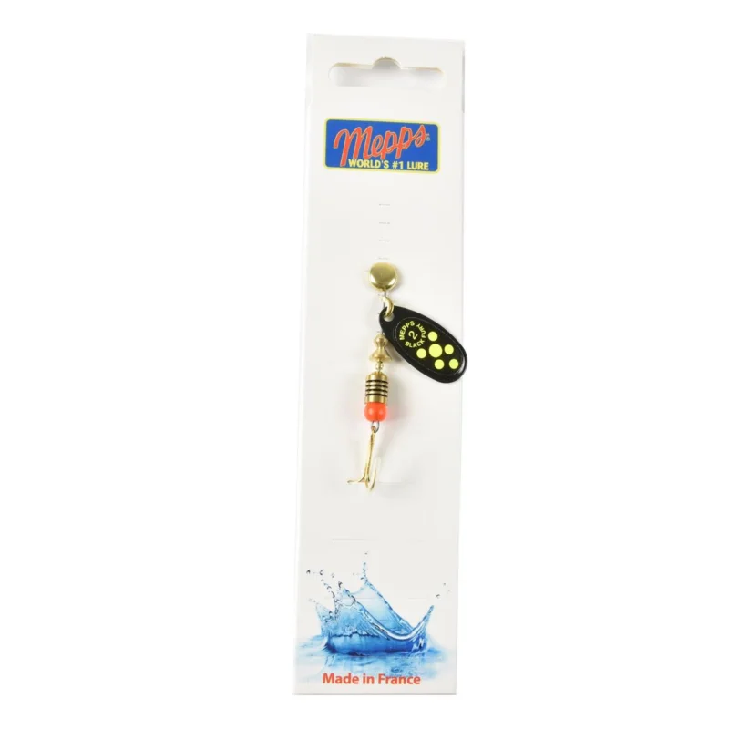 Błystka obrotowa Mepps Black Fury czarna / chartreuse 2 4,5g Hit sprzedaży