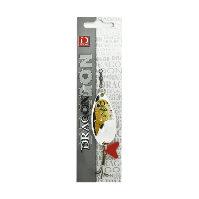 Nowy Błystka wahadłowa Alga Silver gloss / Trout Dragon 16g