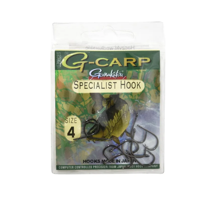 Haczyki karpiowe Gamakatsu G-Carp Specialist Hook rozmiar 4 10 sztuk Hit cenowy