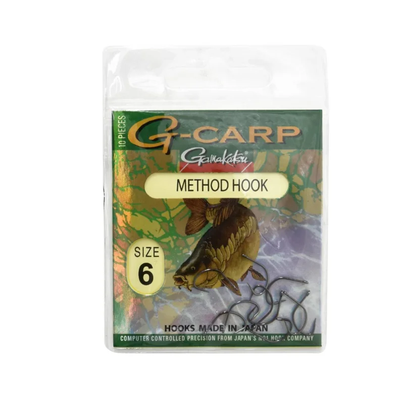 Wybór klientów Haczyki karpiowe Gamakatsu G-Carp Method Hook rozmiar 6 10 sztuk