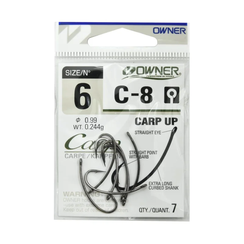 Rabat Haczyki karpiowe Owner Carp C8 rozmiar 6 7 sztuk
