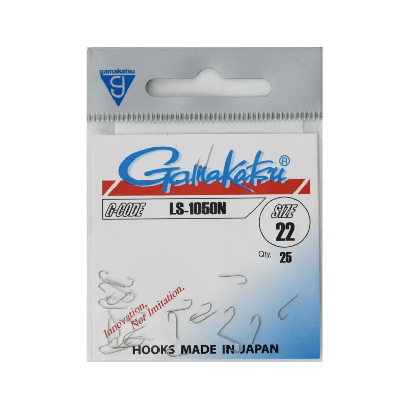 Haczyki spławikowe, uklejowe 1050R rozmiar 22 nikiel 25 sztuk Oferta limitowana