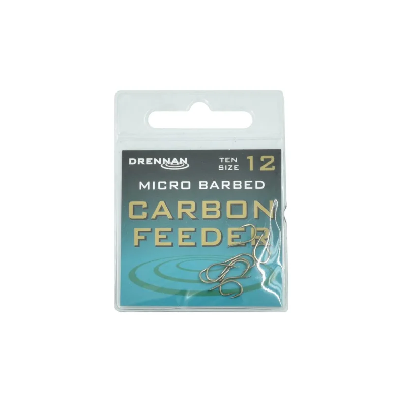 Tani Haczyki feederowe Drennan Carbon Feeder rozmiar 12 10 sztuk