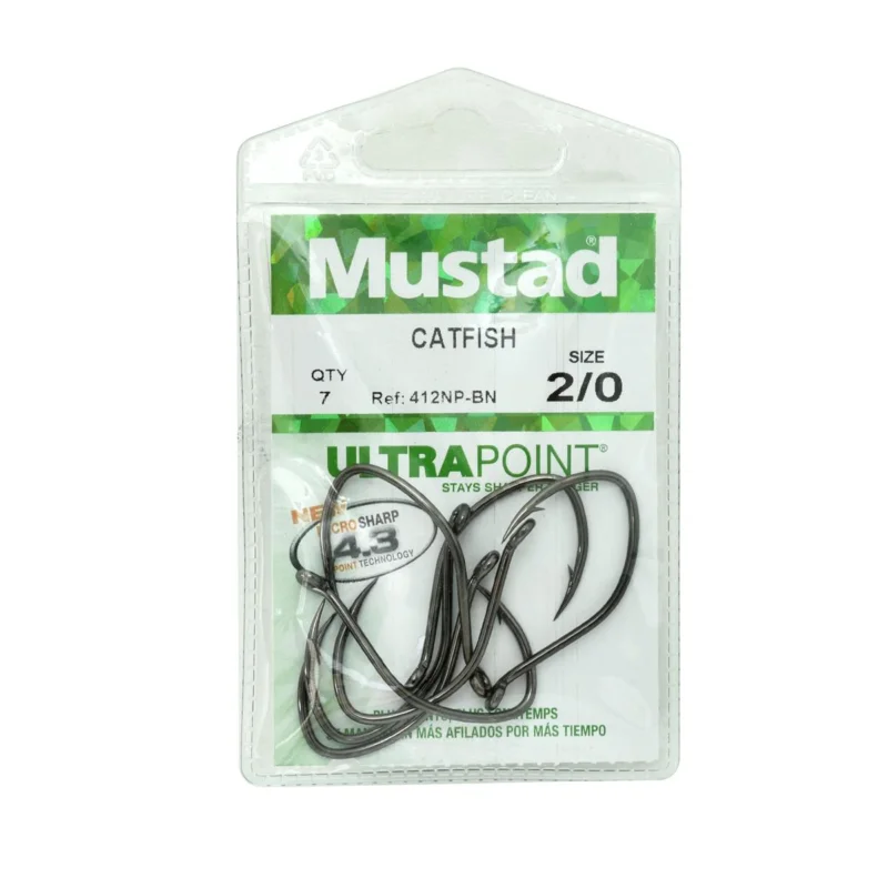 Ograniczona ilość Haczyki sumowe Mustad Ultra Point 00412NPBN rozmiar 2/0 7 sztuk