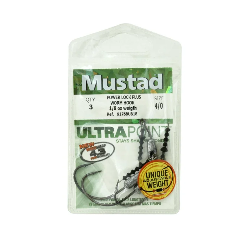 Super okazja Haczyki spinningowe Mustad Swimbait z obciążeniem rozmiar 4/0 3 sztuki