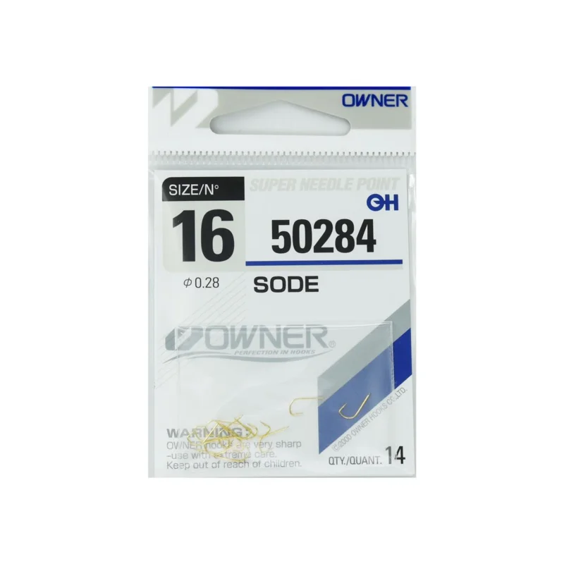Oferta czasowa Haczyki feederowe, spławikowe Owner 50284 rozmiar 16 złote 14 sztuk