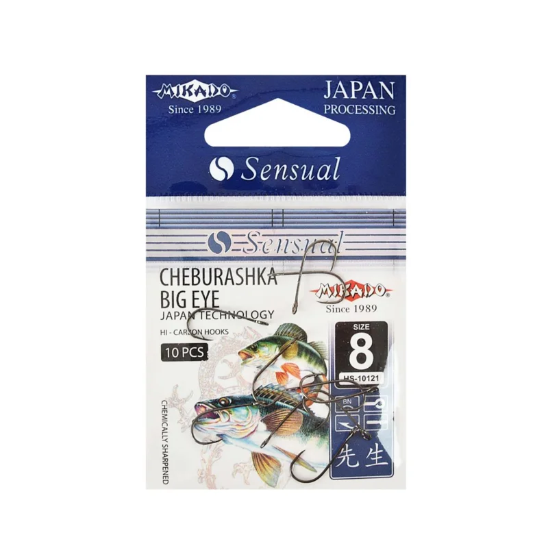 Haczyki spinningowe Mikado Sensual Cheburashka Big Eye rozmiar 8 10 sztuk Oferta limitowana