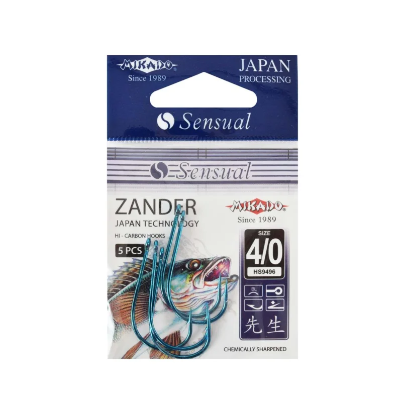 Haczyki method feeder Mikado Sensual Zander rozmiar 4/0 5 sztuk Nowość