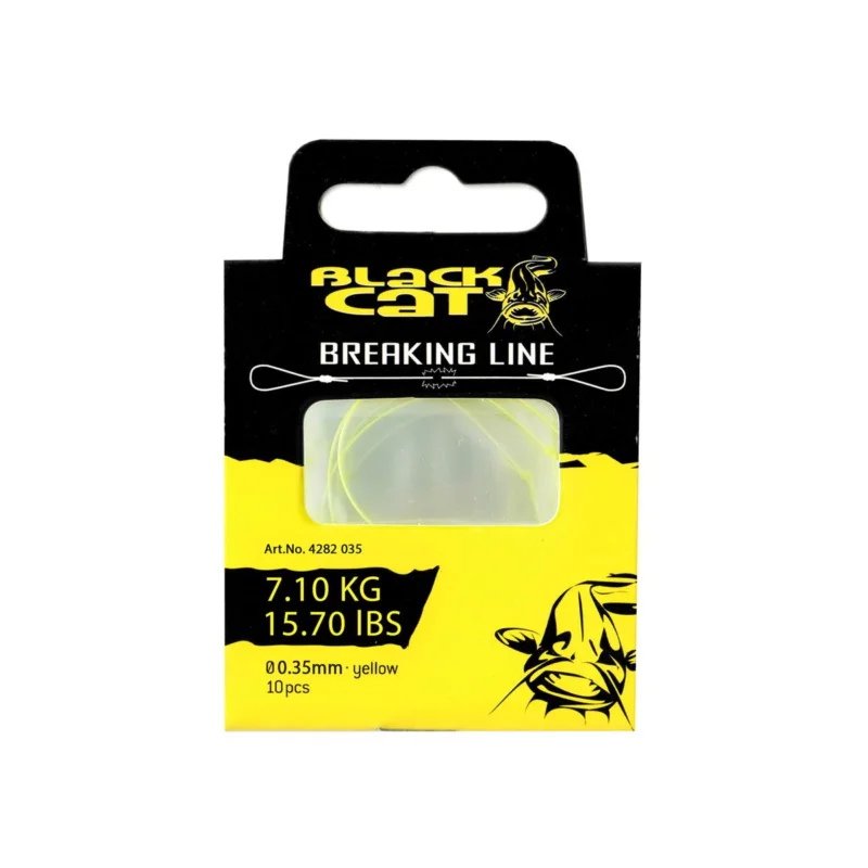 Linka zwalniająca Black Cat Break Line 0,35mm 7,10kg 10 sztuk Rabat