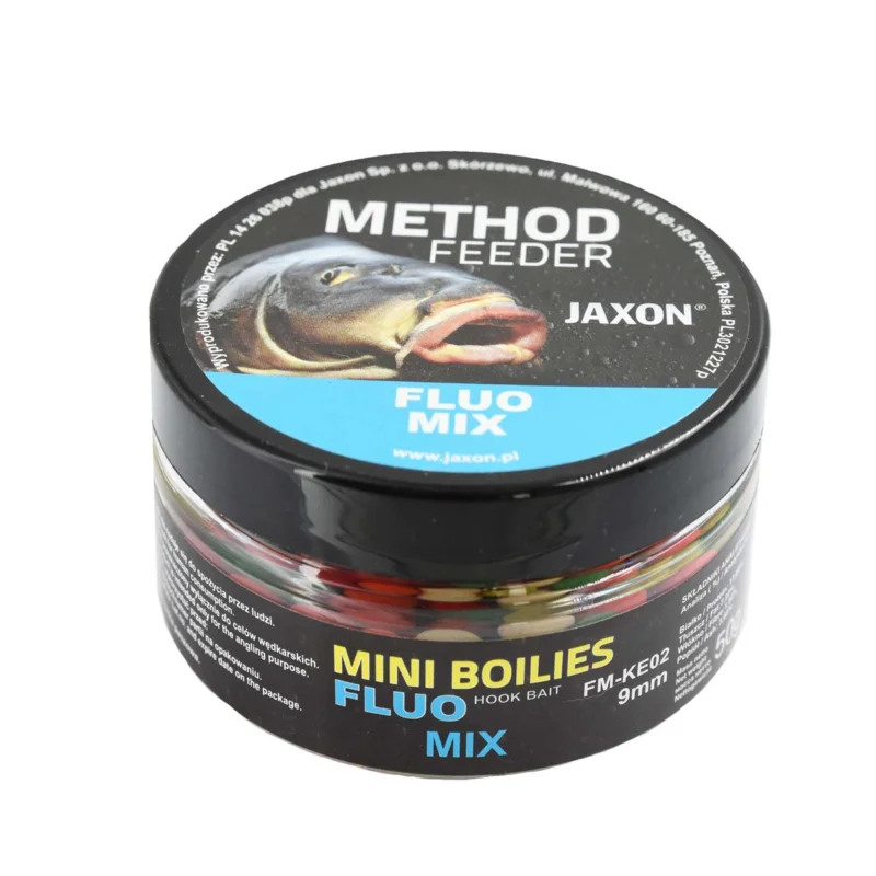 Kulki Mini Fluo Method Feeder Jaxon 9mm 50g mix Szybka dostawa