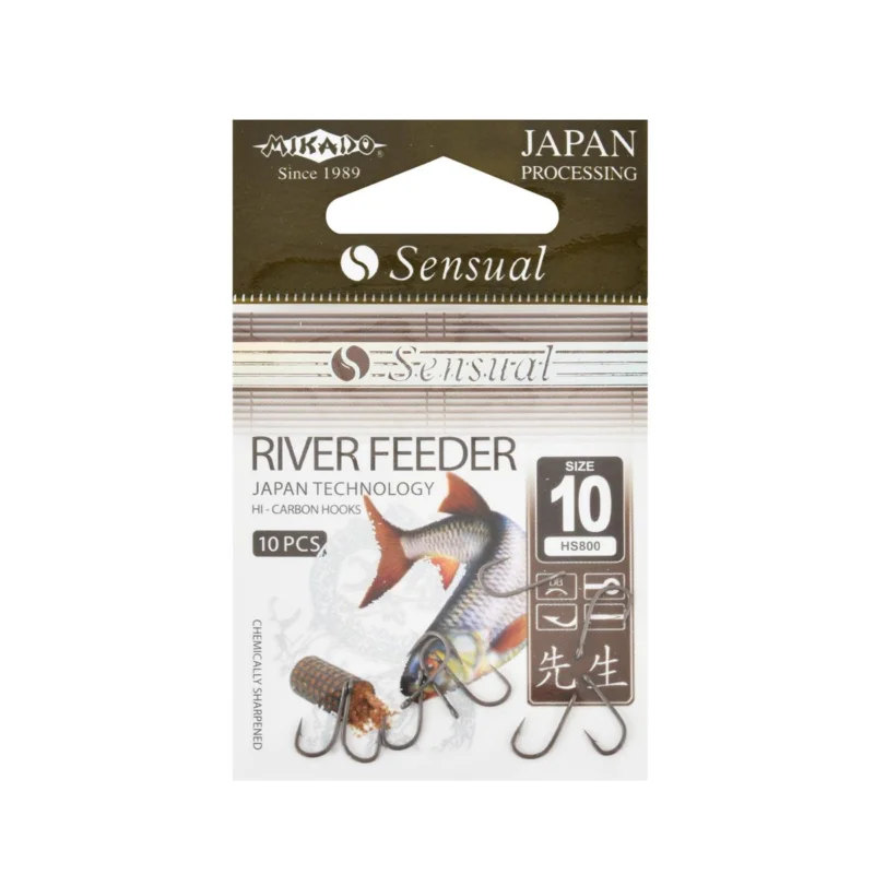 Haczyki feederowe Mikado Sensual River Feeder rozmiar 10 10 sztuk Nowość
