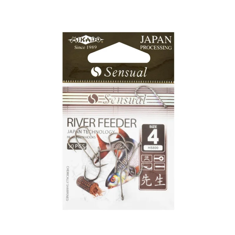Wybór klientów Haczyki feederowe Mikado Sensual River Feeder rozmiar 4 10 sztuk