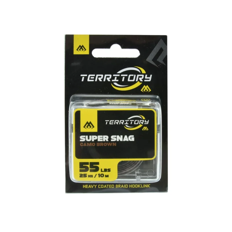 Plecionka przyponowa karpiowa Mikado super snag 55lb/10m. Nowy