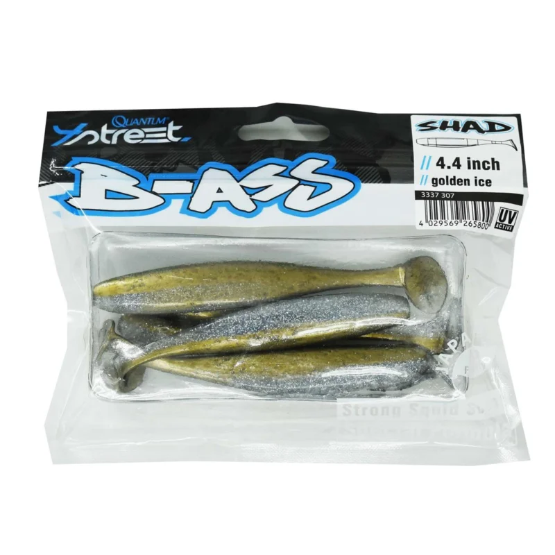 Przynęta ripper 4 Street B-Ass Shad 11cm / 5 sztuk golden ice Darmowy zwrot