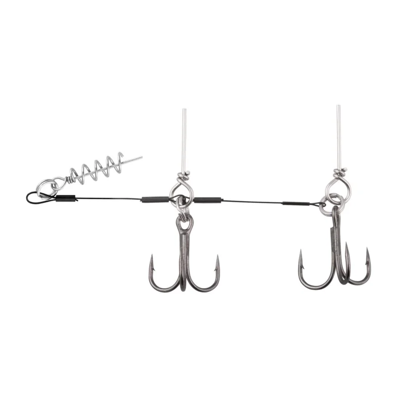 Łatwy zwrot Systemik Dragon do zbrojenia gum 1x7 Surflon 14kg 10cm kotwica 1/0