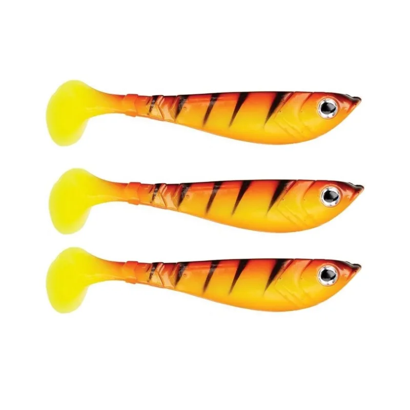 Wyjątkowa oferta Przynęta ripper Pulse Shad hot yellow perch Berkley 11cm 3 sztuki