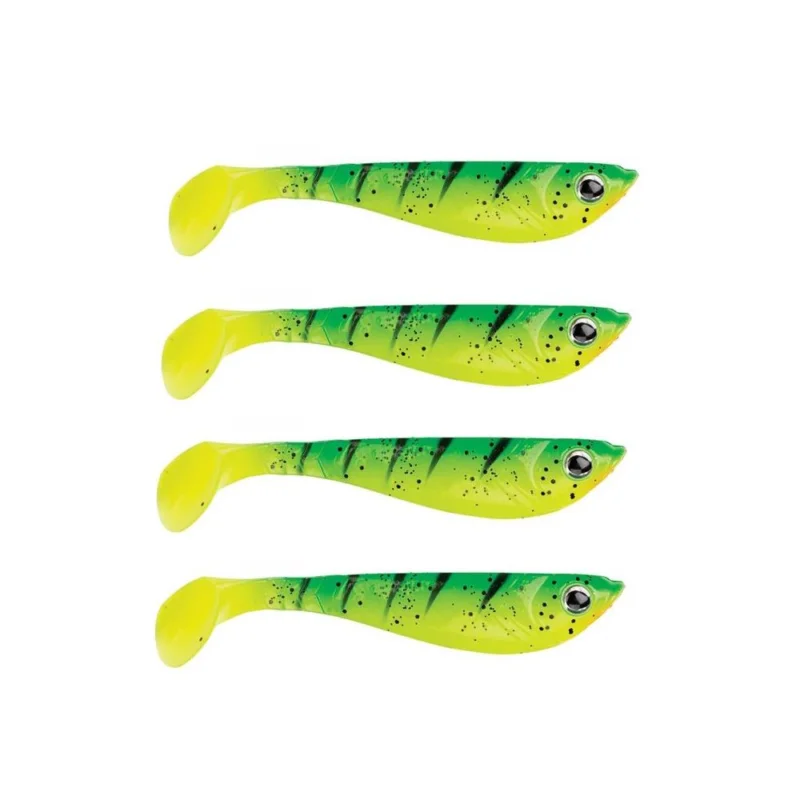Wybór klientów Przynęta ripper Pulse Shad hot firetiger Berkley 8cm 4 sztuki