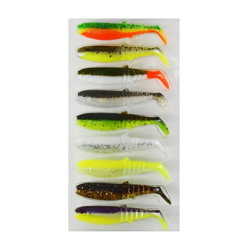 Zestaw przynęt Cannibal Shad 8cm 9 sztuk Taniej
