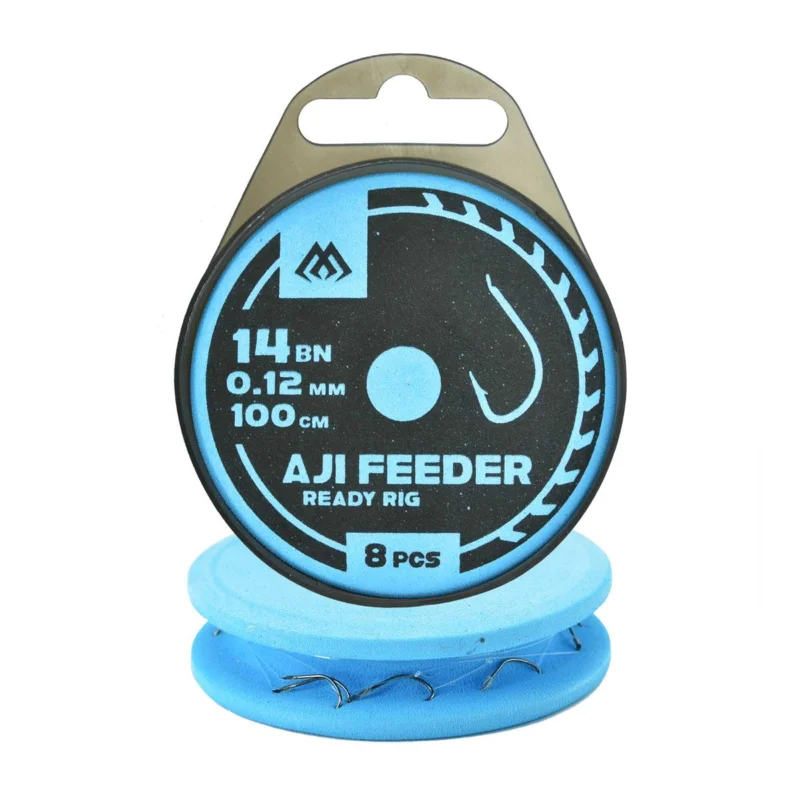 Haczyki z przyponem Mikado Feeder Aji rozmiar 14 8 sztuk Taniej