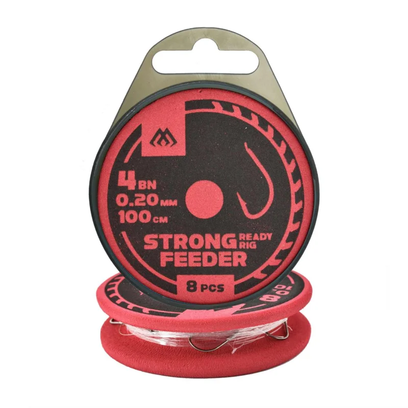 Promocja Haczyki z przyponem Mikado Feeder Strong rozmiar 4 8 sztuk