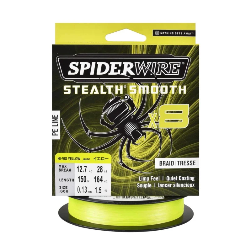 Plecionka spinningowa Spiderwire Steal Smooth 8 Yellow 0.13mm 150m Promocja