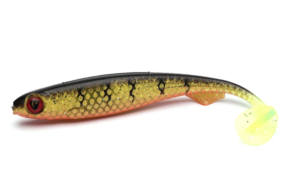GUMA FOX RAGE SLICK SHAD - NATURAL PERCH UV Rabat