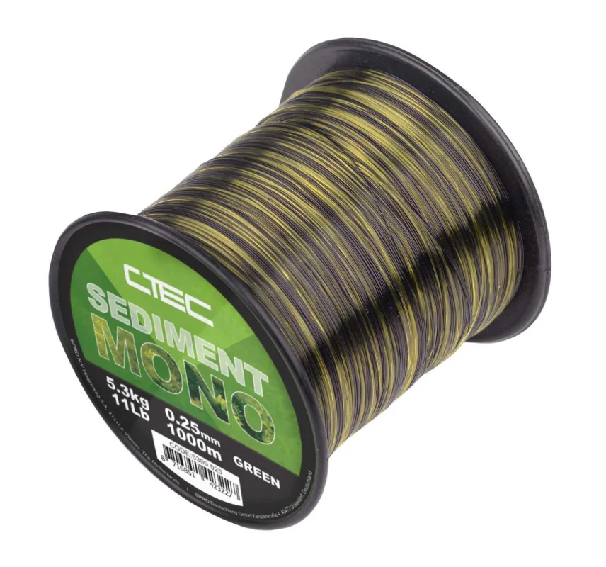 ŻYŁKA SPRO C-TEC SEDIMENT MONO 0,25mm/1000m - GREEN Promocja
