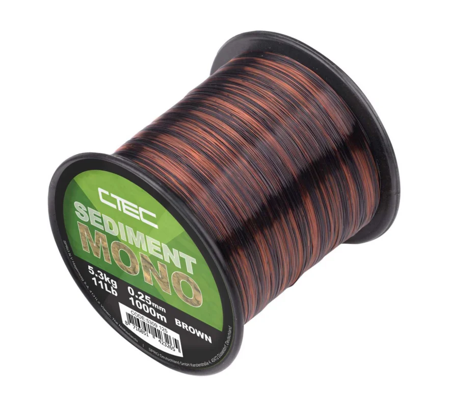 ŻYŁKA SPRO C-TEC SEDIMENT MONO 0,40mm/800m - BROWN Nowość