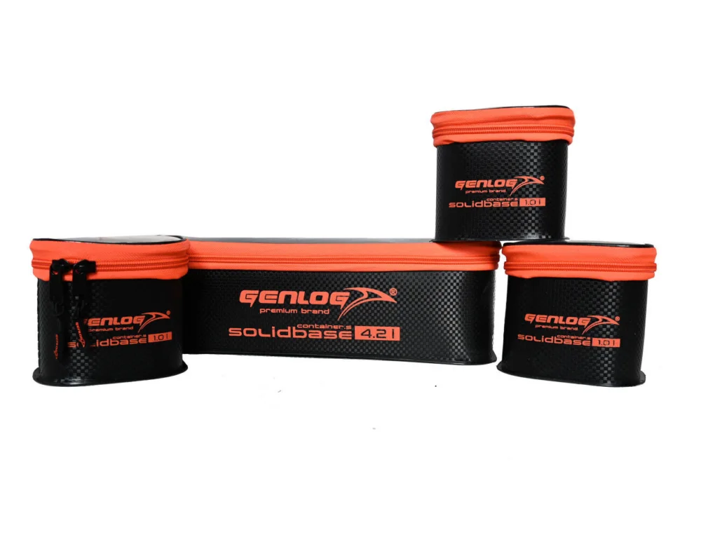 ZESTAW 5 POJEMNIKÓW GENLOG EVA SOLID BASE CARBON Rabat