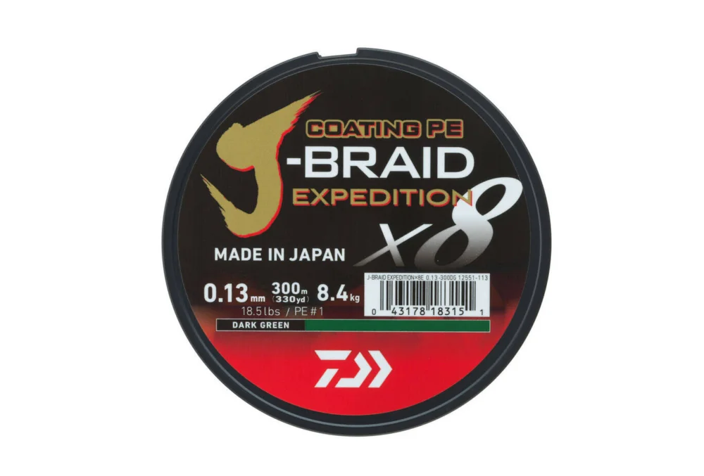 Wybór klientów PLECIONKA DAIWA J-BRAID EXPEDITION X8E DARK GREEN 150m