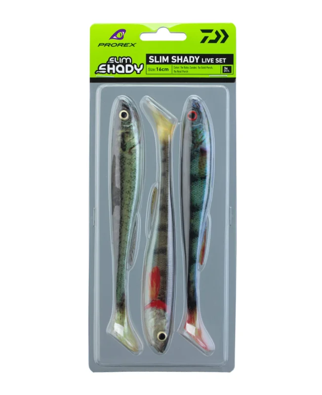 Super okazja GUMY DAIWA PROREX SLIM SHADY - LIVE SET 16 cm