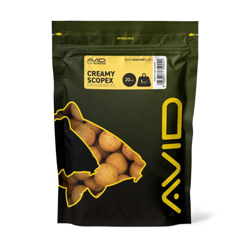Popularny KULKI ZANĘTOWE AVID PREMIUM CREAMY SCOPEX 20mm/1kg