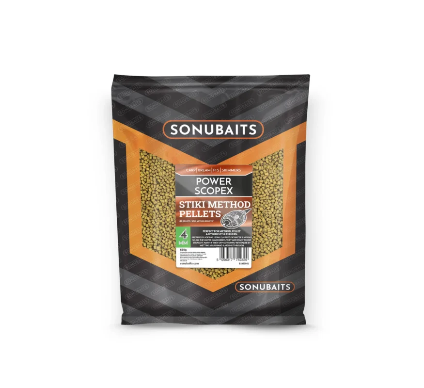 Rabat PELLET SONUBAITS STIKI METHOD POWER SCOPEX 4mm/650g