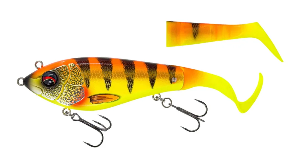 Dostępne od ręki JERK SAVAGE GEAR DEVIATOR TAIL SS 16,5cm - GOLDEN AMBULANCE