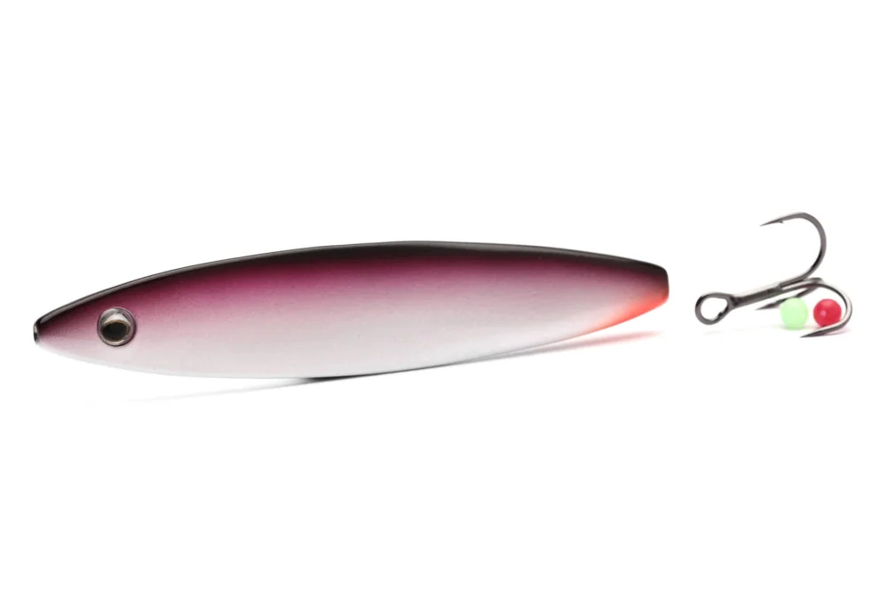 WAHADŁÓWKA HANSEN HOTSHOT 8,7cm/23g - PURPLE WHITE HOTSPOT Promocja
