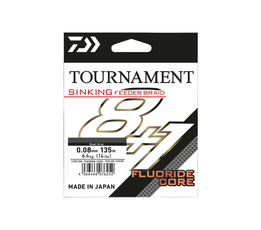 PLECIONKA DAIWA TOURNAMENT SINKING FEEDER BRAID 0,12mm/135m Darmowy zwrot