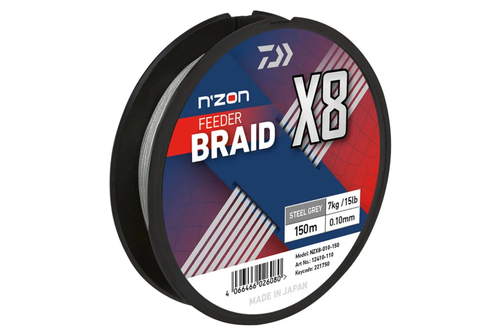 PLECIONKA DAIWA N'ZON X8 FEEDER BRAID 0,08mm/150m Nowy