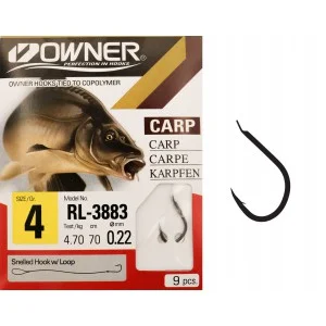 Darmowy zwrot Haczyki z przyponem OWNER ISEAMA 0,22mm r. 4