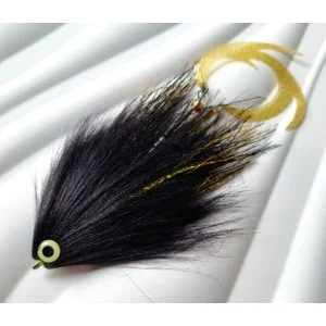 Mucha szczupakowa Gajda Lures HYBRYDA 22cm BLACK GOLD - 1szt. Oferta limitowana
